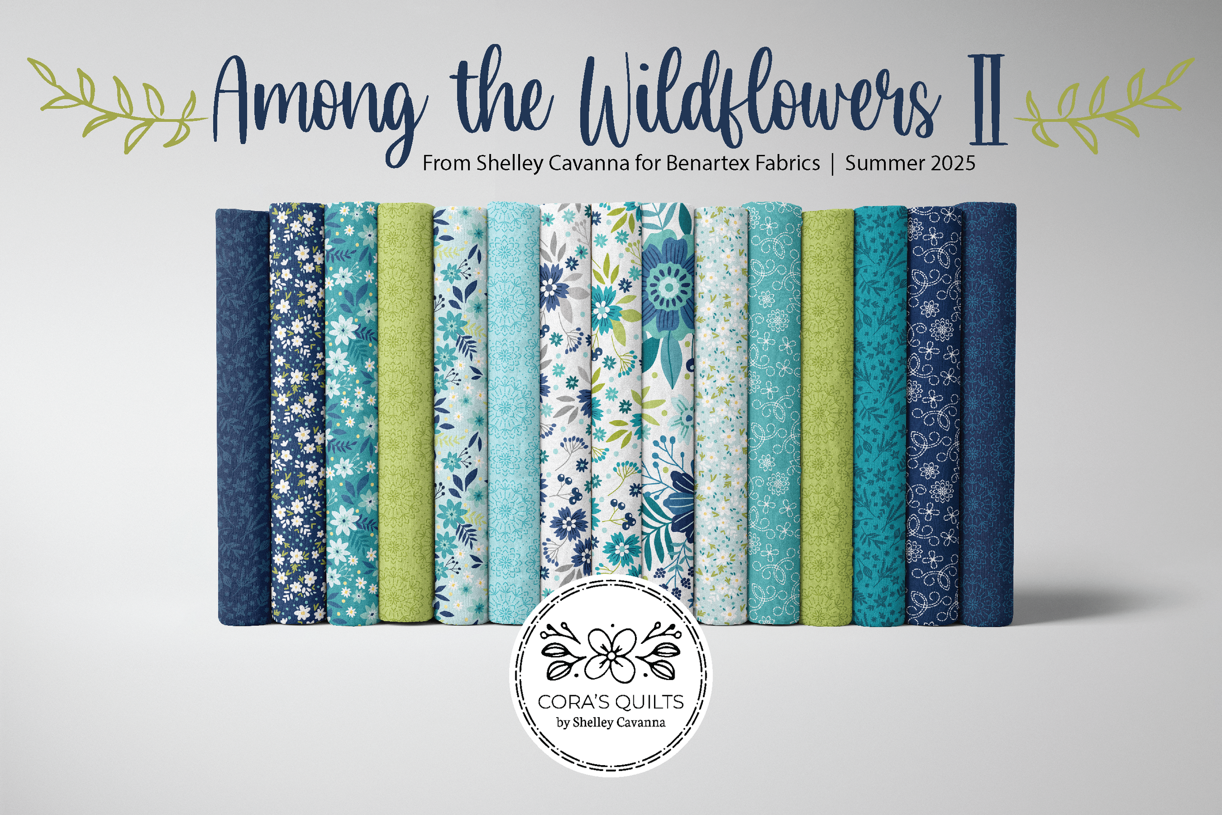 Among the Wildflowers, Vol 2 — Cora's Quilts by Shelley Cavanna